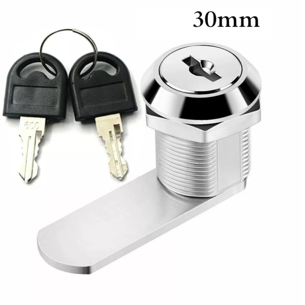 30mm Cam Lock for Lockers Mailboxes Cabinets Drawers