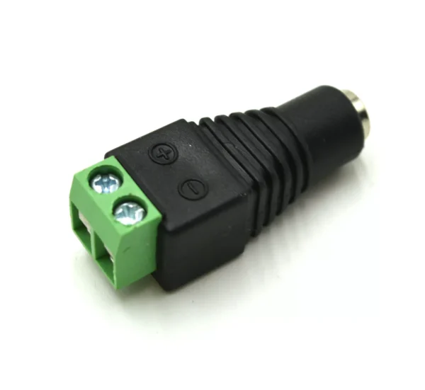 100 Female DC Power Connectors 5.5mm x 2.1mm Plug for CCTV Camera Installation - Image 2