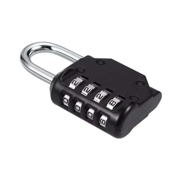 Heavy Duty 4-Digit Combination Padlock Secure Outdoor Lock for Gym Travel Luggage & Lockers - Image 2