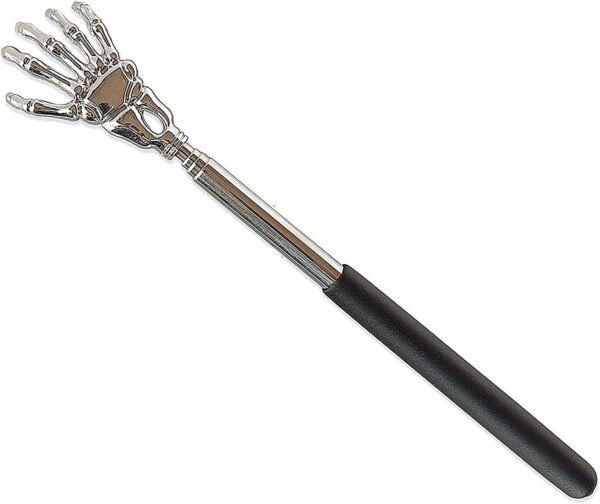 Extendable Back Scratcher Metal Telescopic Eagle Claw Portable Black Massager