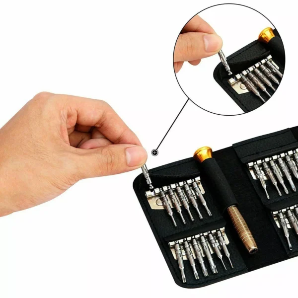 25 in 1 Precision Screwdriver Set Tool Kit Mini Small Torx Repair Fix for Laptop - Image 3
