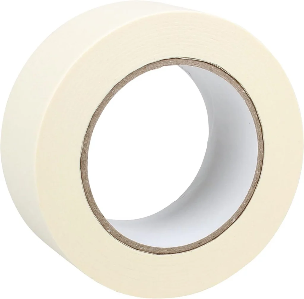 Premium Masking Tape White 50mm x 50m Easy Tear & Peel Paper DIY Painters Tape
