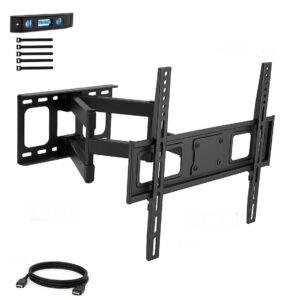 TV Wall Bracket Mount Swivel Tilt for 26 30 32 40 42 46 50 55" TVs Full Motion