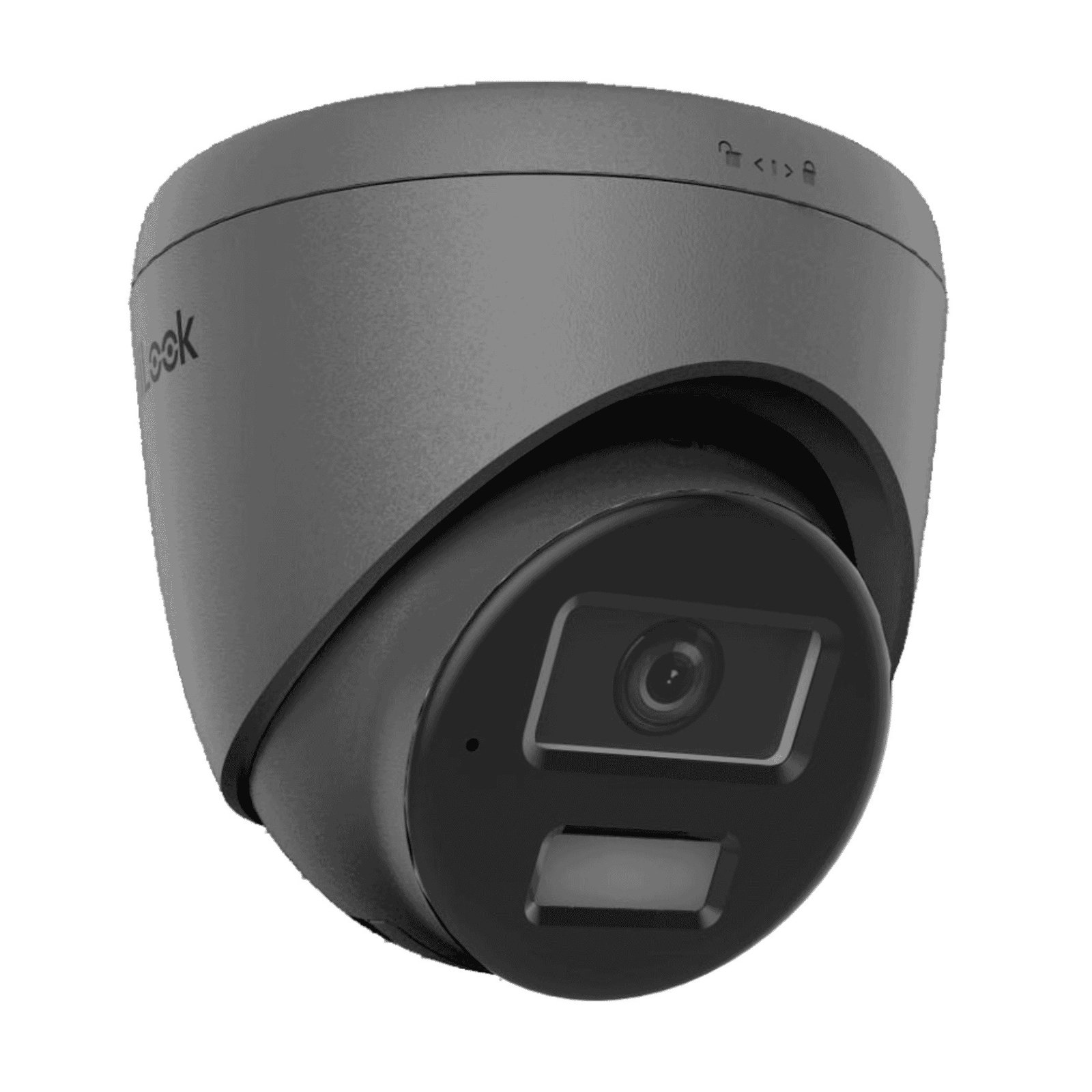 HiLook IPC-T280HA-LUF/SL(2.8mm)/Grey 8Mp Smart Hyrbid Light Md 2.0 Fixed Turret Camera, Grey