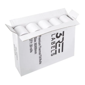 80×80 Thermal Till Rolls Receipt Paper Rolls EPOS (Box of 100)